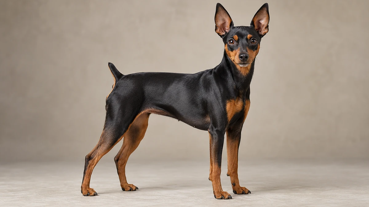 Pincher köpek — siyah-tan (klasik) renk