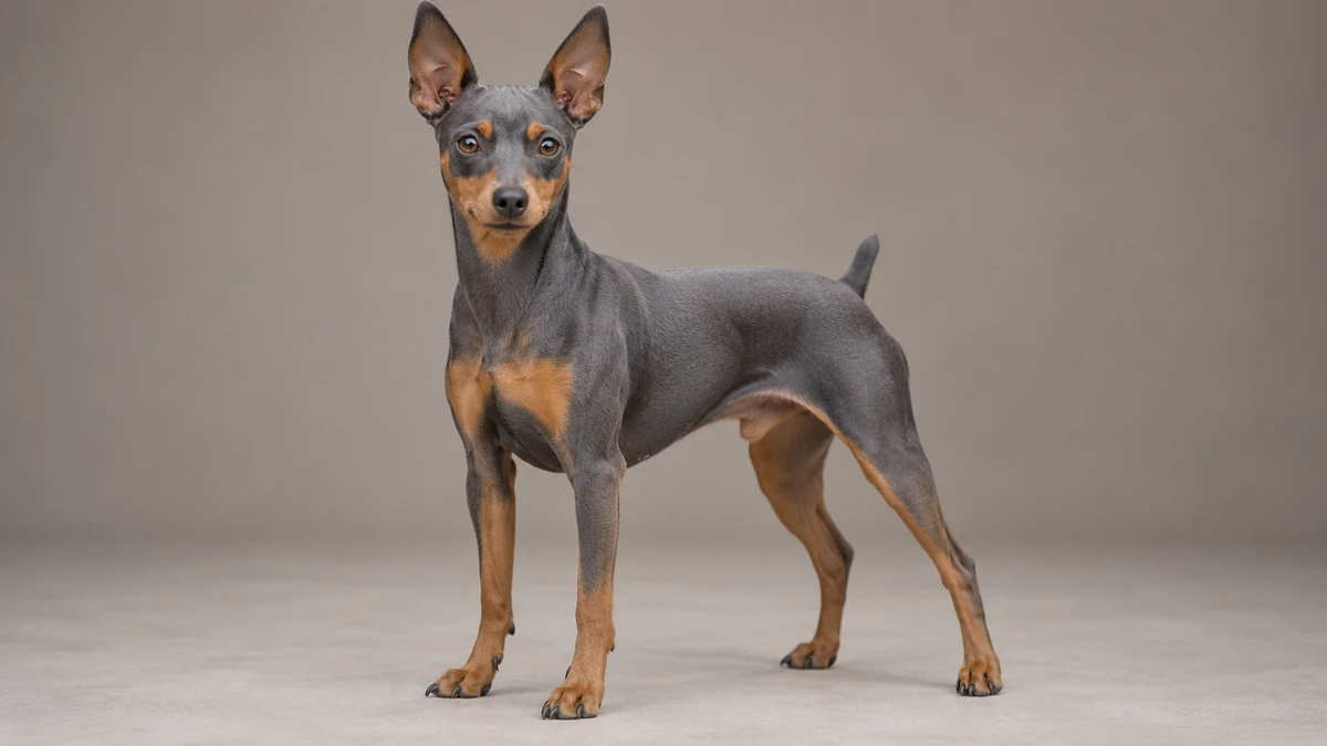 Pincher köpek — mavi-tan (izabella) renk